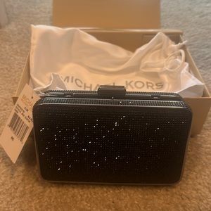 Micheal Kors crystal clutch